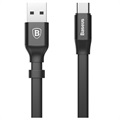 Cabo USB-C de Sincronização e Carregamento Baseus Nimble CATMBJ-01 - 23cm