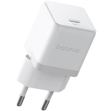 Carregador de parede rápido USB-C Baseus Palm 20W - Branco