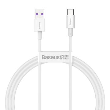 Cabo de carregamento e dados USB-C Baseus Superior Series - 100W, 2m - Branco