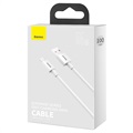 Cabo de Carregamento e Dados USB-C Série Superior Baseus - 66W, 1m - Branco