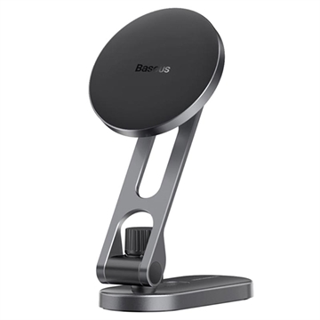 Suporte de Carro Magnético Dobrável Baseus T-Space Series para Tesla - Prata