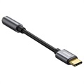 Cabo Adaptador Som CAHUB-EZ0G Baseus USB-C / 3.5mm - Cinzento Escuro