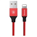 Cabo USB 2.0 / Lightning Baseus Yiven - 1.8m – Vermelho