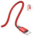 Cabo USB 2.0 / Lightning Baseus Yiven - 1.8m – Vermelho