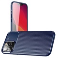 Capa de Fibra de Carbono Beetle para iPhone 14 Pro Max - Azul