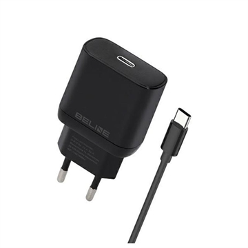 Carregador Beline PD 3.0 USB-C GaN - 30W - Preto