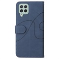 Bolsa tipo Carteira Bi-Color Serie Samsung Galaxy A22 4G - Azul