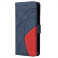 Bolsa Tipo Carteira Bi-Color Series Samsung Galaxy A42 5G - Azul