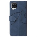Bolsa tipo Carteira Bi-Color Series para Samsung Galaxy A12 - Azul