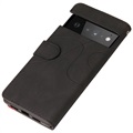 Bolsa tipo Carteira Bi-Color Series para Google Pixel 6 - Preto