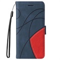 Bolsa tipo Carteira Bi-Color Series para Samsung Galaxy A51 - Azul
