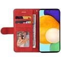 Bolsa Tipo Carteira Bi-Color Series Samsung Galaxy A52 5G, Galaxy A52s - Vermelho