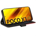Bolsa tipo Carteira Bi-Color Series para Xiaomi Poco X3 Pro/X3 NFC - Preto