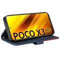 Bolsa tipo Carteira Bi-Color Series para Xiaomi Poco X3 Pro/X3 NFC - Azul