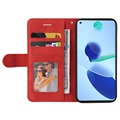 Bolsa tipo Carteira Bi-Color Series para Xiaomi Mi 11 Lite 5G - Vermelho