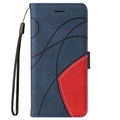 Bolsa Tipo Carteira Bi-Color Series Samsung Galaxy S21 5G - Azul