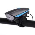 Luz de bicicleta 3 modos USB recarregável 250LM LED lâmpada de bicicleta lanterna acessórios de bicicleta - azul