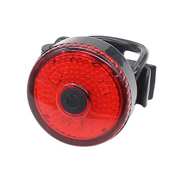 Luz de bicicleta Luz traseira recarregável USB Luz traseira LED Luz traseira de bicicleta LED com 3 modos de iluminação - Vermelho