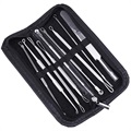 Conjunto de Utensílios para Remover Pontos Negros - 10 Pcs.