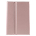 Bolsa com Teclado Bluetooth para iPad Mini (2021) - Cor-de-Rosa Dourado