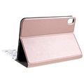 Bolsa com Teclado Bluetooth para iPad Mini (2021) - Cor-de-Rosa Dourado