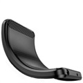 Capa de TPU Escovado para Samsung Galaxy Xcover6 Pro - Fibra de Carbono - Preto