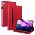 Bolsa Inteligente tipo Fólio Business Style para Lenovo Tab P11 - Vermelho
