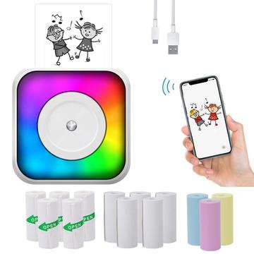 Impressora térmica Bluetooth sem fios portátil C31 com papel de impressão