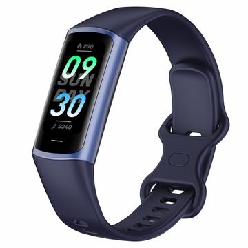 C68 1.1" Smart Bracelet Slim Fitness Watch com monitorização do ritmo cardíaco - Azul