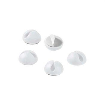 Conjunto Suporte para Cabos - Castanho - 5 peças