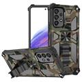 Capa Híbrida Camo com Suporte para Samsung Galaxy A53 5G - Verde Militar