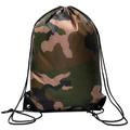Mochila com cordão de camuflagem / Saco de ginástica