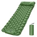Almofada de dormir inflável para acampamento - Verde