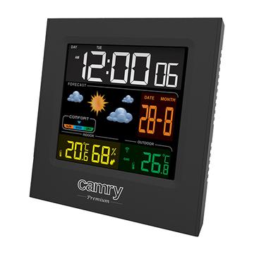 Estação meteorológica Camry CR 1166 com sensor remoto - Preto
