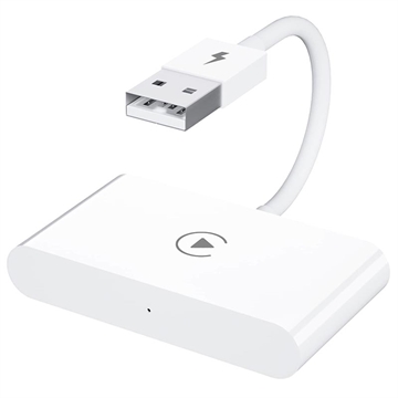 Adaptador Sem Fio CarPlay para iOS - USB, USB-C (Bulk) - Branco