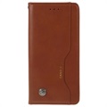 Bolsa tipo Carteira Card Set Series para OnePlus 7 - Castanho