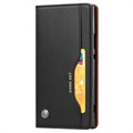 Capa Tipo Carteira da Série Card Set para OnePlus 7T - Preto