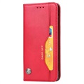 Bolsa tipo Carteira Card Set Series para Samsung Galaxy S10e - Vermelho