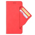 Bolsa Tipo Carteira Cardholder para Honor X40i - Vermelho