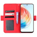 Bolsa Tipo Carteira Cardholder para Honor X40i - Vermelho