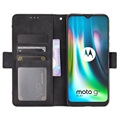 Bolsa tipo Carteira Cardholder para Motorola Moto E7 Plus - Preto