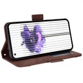 Bolsa Tipo Carteira Cardholder para Nothing Phone (1) - Castanho
