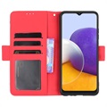 Bolsa tipo Carteira Cardholder para Samsung Galaxy A22 5G, Galaxy F42 5G - Vermelho