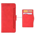Bolsa tipo Carteira Cardholder para Samsung Galaxy A22 5G, Galaxy F42 5G - Vermelho