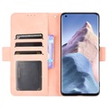 Bolsa Tipo Carteira Cardholder para Xiaomi Mi 11 Ultra - Cor-de-Rosa