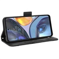 Bolsa Tipo Carteira Cardholder para Motorola Moto G22 - Preto