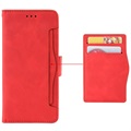 Bolsa Tipo Carteira Cardholder para Motorola Moto G22 - Vermelho