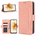 Bolsa Tipo Carteira Cardholder para Motorola Moto G73 - Cor-de-Rosa