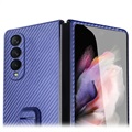 Capa com Protetor de Ecrã Samsung Galaxy Z Fold3 5G - Azul