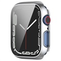 Caixa de Vidro Temperado para Apple Watch Series 7 - 41mm - Prateado
